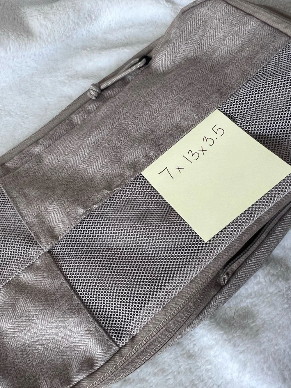 Neutral Beige Travel Garment Bags and Packing Organizers- set of 5
